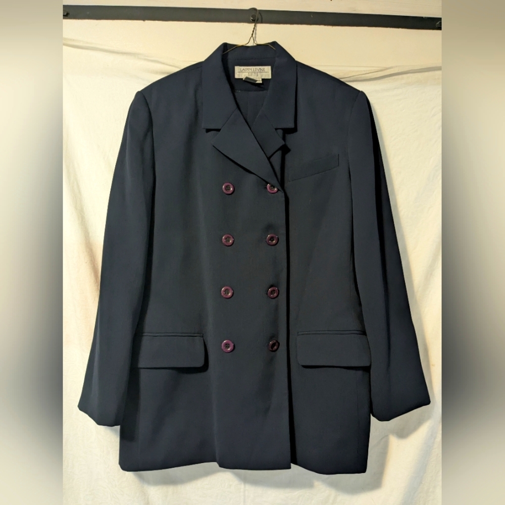 Larry Levine Women's Navy Suit